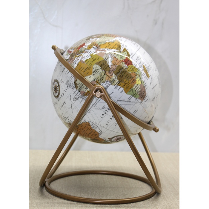 Dekoratif Metal Standlı Dünya Küre - Model 4
