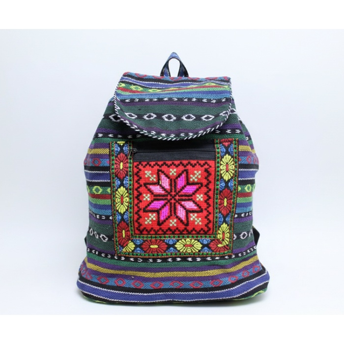 Kilim Desenli Sırt Çantası