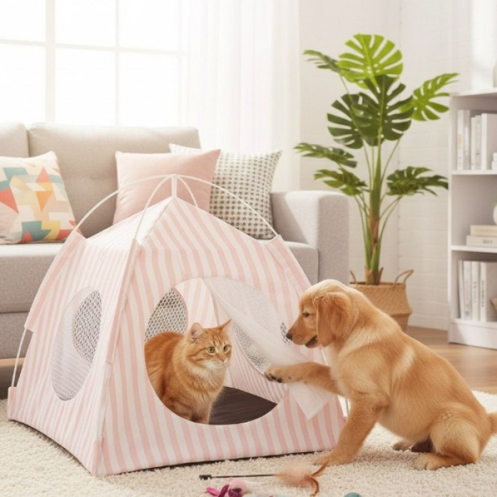 Evcil Hayvan Katlanabilir Oyun Çadırı