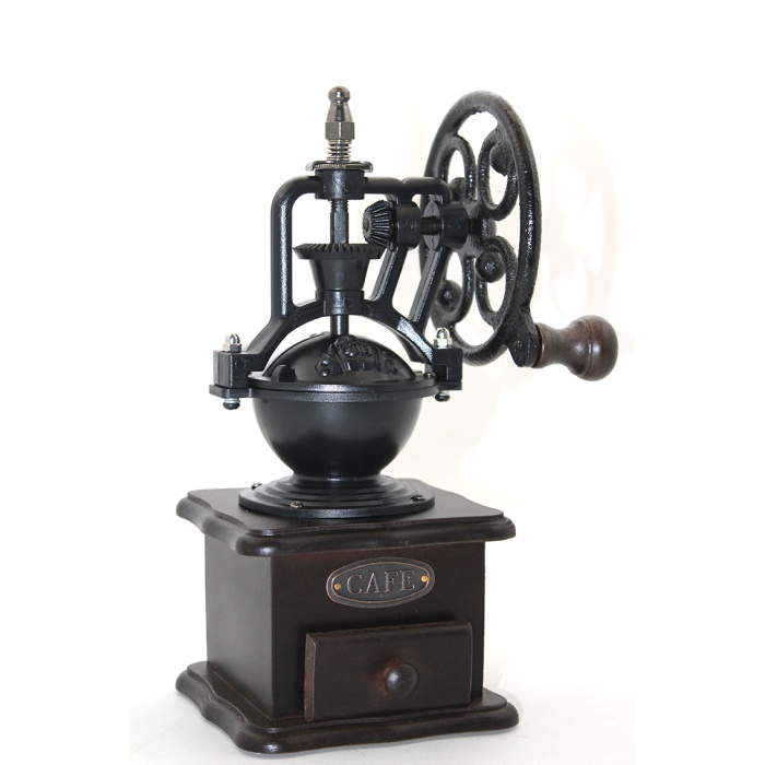 Retro Ahşap Kahve Değirmeni