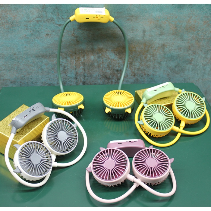 Kuromi Şarjlı Boyun Fanı Vantilatör 2 Kademeli - Model 2