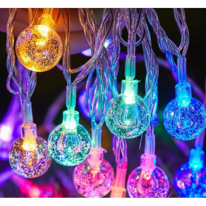 Kristal Top Gün Işığı Dekoratif Işık 5 Metre 28 LED