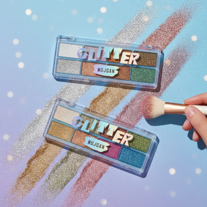 8 Renk Yaz Glitter Far Paleti - 2li Set
