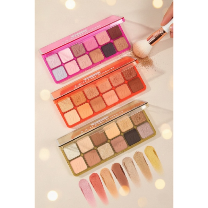 12li Sedefli Ve Mat Far Paleti - 3lü Set