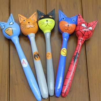 Ahşap 5li Marakas Seti Model 1