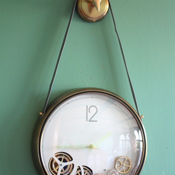 Çarklı Geyikli Duvar Saati