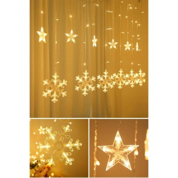 Kar Tanesi Perde LED