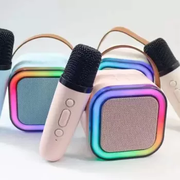 Karaoke Mikrofon Hoparlör Seti