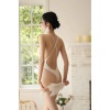 Beyaz Göğüs Dekolteli Göbeği Açık Babydoll 15004