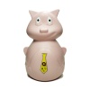 Pembe Kedi Figürlü Açılmaz Plastik Kumbara 20x13 cm