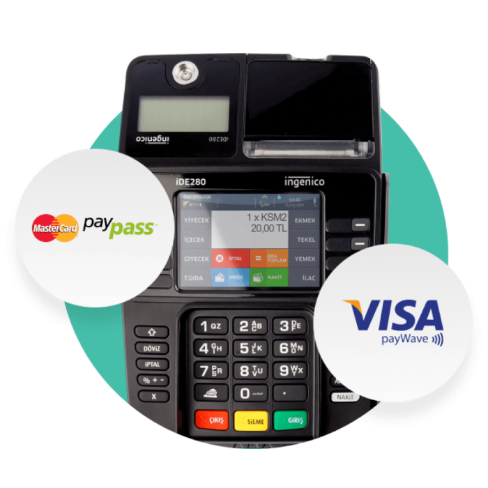 Ingenico İde 280 Yeni Nesil Masaüstü Yazarkasa Pos