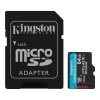 Kingston SDCG4-64GB 64GB microSDXC Canvas Go Plus Gen4 200MB-s A2 U3 V30 Card + ADP Hafıza Kartı