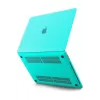 Newface Macbook Pro 13 2021 Macbook Buzlu Kapak - Yeşil