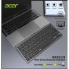 Acer OKR220 Siyah MultiDevice Dual Mode 2.4GHZ Bluetooth Klavye (Smart Tv)(Android)