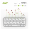 Acer OKR220 Beyaz MultiDevice Dual Mode 2.4GHZ Bluetooth Klavye (Smart Tv)(Android)