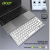 Acer OKR220 Beyaz MultiDevice Dual Mode 2.4GHZ Bluetooth Klavye (Smart Tv)(Android)