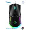 North Air Black RGB Kablolu Profesyonel Oyuncu Mouse