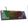 Rampage YORU MINI PRO Siyah-Gri  Bağlantı OUTEMU Red Swich Q Kablosuz RGB Mekanik Oyuncu Klavyesi