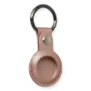 Newface Airtag Anahtarlık Deri Kılıf - Rose Gold