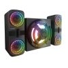 Rampage RMS-311 SHARD 2+1 80W Siyah USB,FM,Bluetooth,HMDI,Optica Rgb Işıklı Speaker