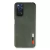 Newface Xiaomi Redmi Note 11 Kılıf Loop Deri Silikon - Yeşil