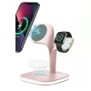 Newface YM-UD22 Kablosuz Şarj Masaüstü Set - Pembe