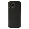 Newface iPhone 13 Pro Max Kılıf Coco Deri Silikon Kapak - Siyah