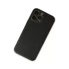 Newface iPhone 13 Pro Max Kılıf Coco Deri Silikon Kapak - Siyah