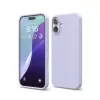 Newface iPhone 16 Plus Kılıf Nano içi Kadife Silikon - Lila