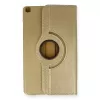 Newface Samsung Galaxy Tab A9 Plus Kılıf 360 Tablet Deri Kılıf - Gold
