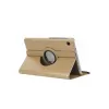 Newface Samsung Galaxy Tab A11 360 Tablet Deri Kılıf - Gold