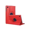 Newface Samsung Galaxy Tab A11 360 Tablet Deri Kılıf - Kırmızı