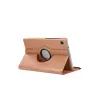 Newface Samsung Galaxy Tab A11 360 Tablet Deri Kılıf - Rose Gold