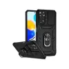 Newface Xiaomi Redmi Note 11 Pro Kılıf Pars Lens Yüzüklü Silikon - Siyah