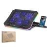 Hadron Dcxaa8 Notebook Soğutucu 6-Fan + Telefon Standı 14-18 RGB Siyah