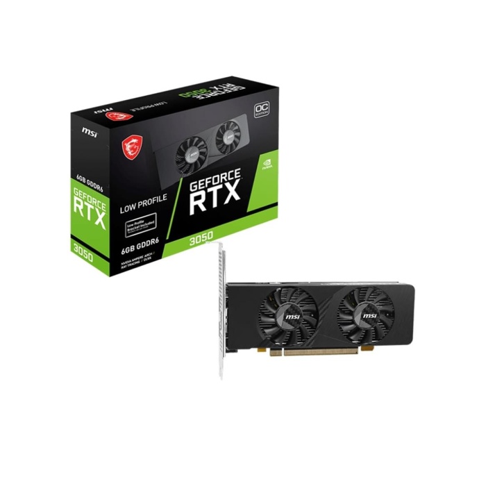 Msi GeForce RTX3050 LP E 6G OC GDDR6 96Bit DX12 Gaming (Oyuncu) Ekran Kartı