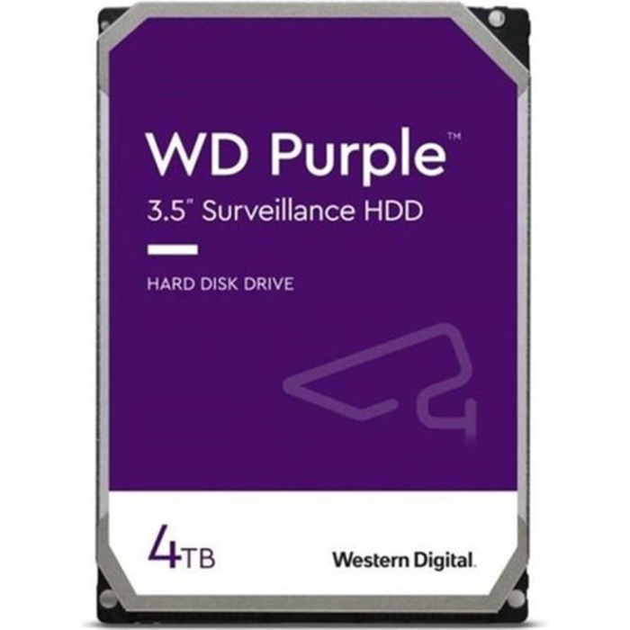 Wd 4Tb 3.5 Purple WD43PURZ Sata3 5400RPM 64MB 7-24 Guvenlık Harddisk (Resmi Distribitör Ürünü)
