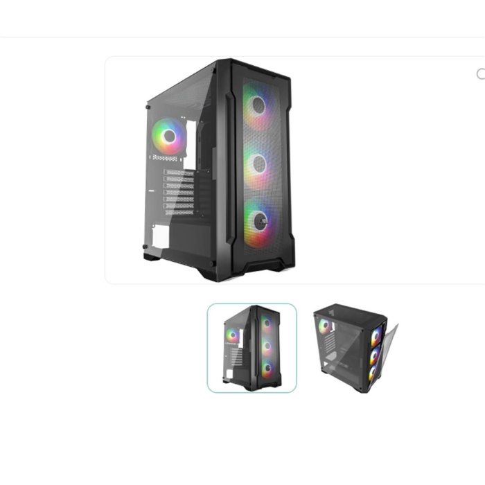 GameBooster FALCON GB-A750B 750w 80+ Bronze USB 3.0 Mesh ARGB ATX Mid Tower Gaming Kasa