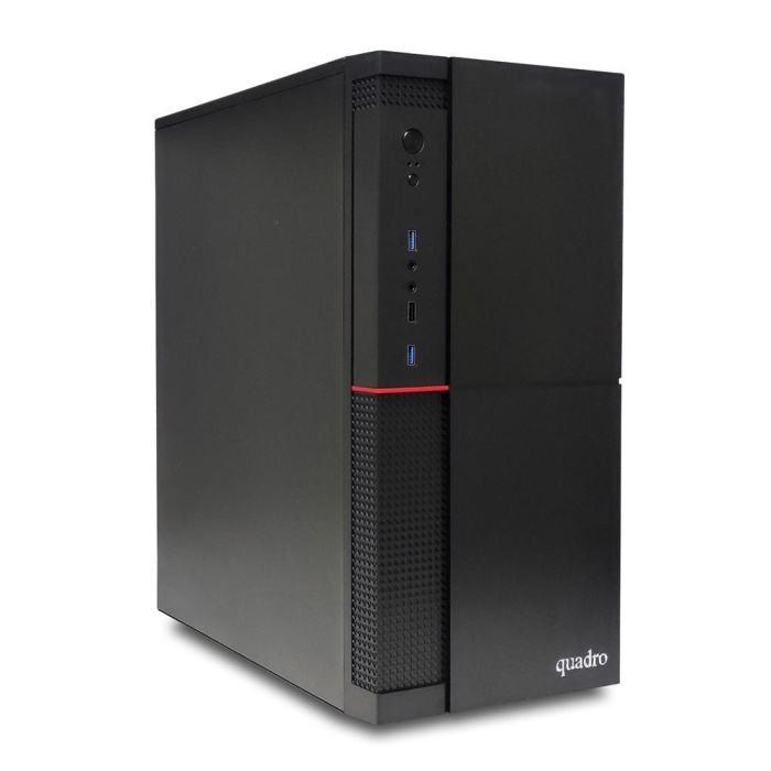 Quadro Solid 124164 i5 12400F 16gb 480gb SSD 4gb GT730 Freedos --DVD YOK-- Masaüstü Bilgisayar