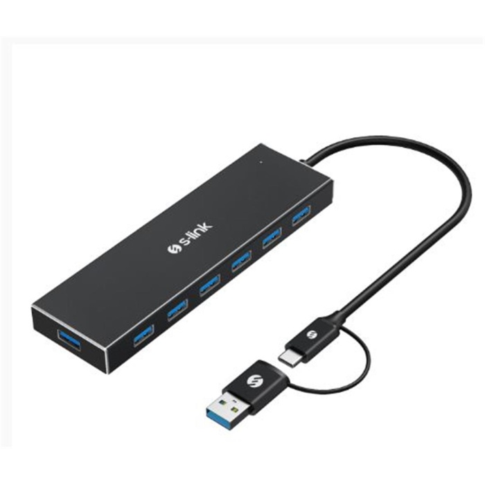 S-link SW-U317 USB 3.0 7 Port Hub Çevirici Adaptör