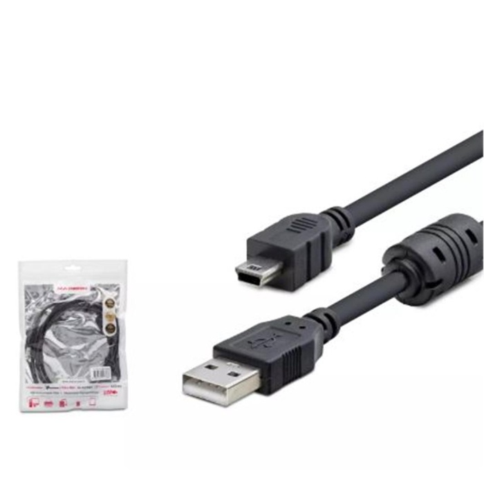 Hadron Hdx7538 1.5M Usb Mini V3-5Pin To Usb Kablo  Siyah