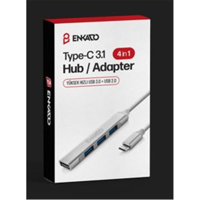 ENKADO EKD-TP50 TYPE-C USB 3,1 TO 4in1 PORT USB ADAPTÖR