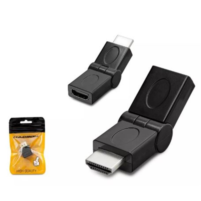 Hadron Hdx1257 Hdmi To Hdmi F Çevirici Mafsallı Siyah