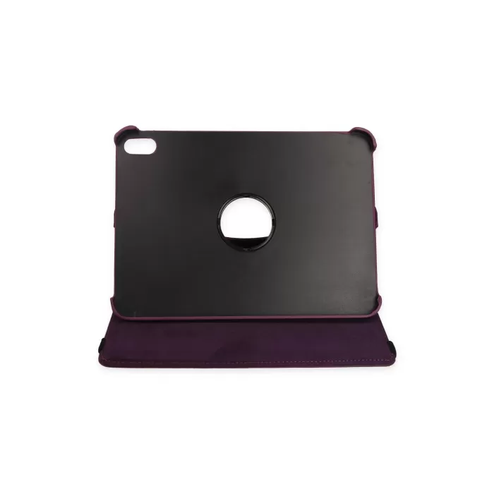 Newface iPad 2022 10.9 (10.nesil) Kılıf 360 Tablet Deri Kılıf - Mürdüm