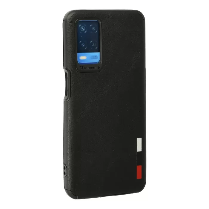 Newface Oppo A54 4G Kılıf Loop Deri Silikon - Siyah