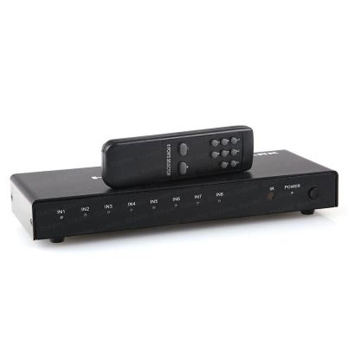 Dark DK-HD-SW8X1 Full HD 8 Giriş 1 Çıkışlı Uzaktan Kumandalı HDMI Switch (Seçici)