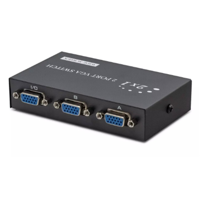Hadron Hdx1280 2 Port Vga Switch 54Mhz 2Giriş 1Çıkış Butonlu Geçiş