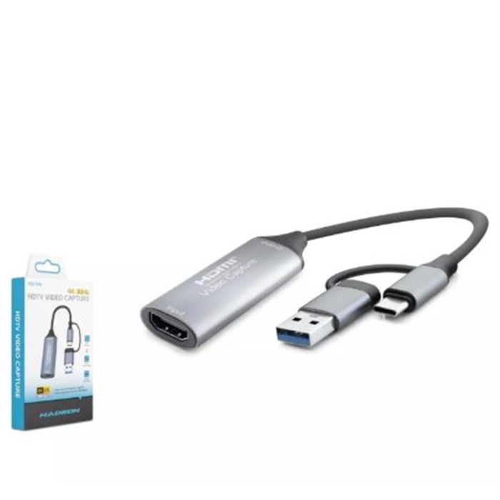 Hadron Hdx7856 Hdmi Video Capture Type-C + Usb3.0 4K 30Hz Gri