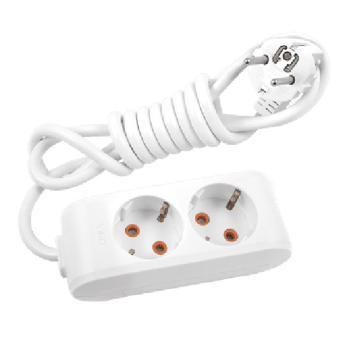 Viko Multi-Let Vm23 2li 3mt  Priz Topraklı Kablolu  (90113203)