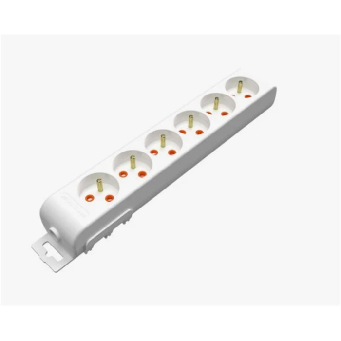 Mutlusan Rı-Tech 6lı Ups Klemensli Topraklı  Grup Priz  (001 175 630001 00 00)